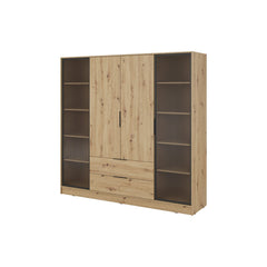 Kelly Hinged Door Wardrobe 206cm [Glass] - product image 2