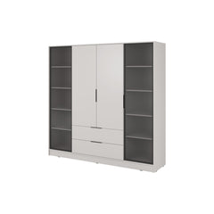 Kelly Hinged Door Wardrobe 206cm [Glass] - product image 8