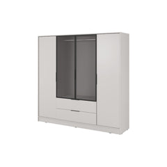 Kelly Hinged Door Wardrobe 206cm [Glass] - product image 8