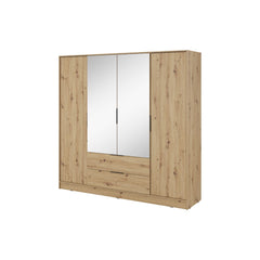 Kelly Hinged Door Wardrobe 206cm [Mirror] - product image 5