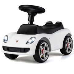 Kids Ride On Car Sliding Car with Horn & Sound Buttons Porsche Licensed-White