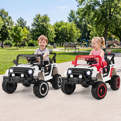 Kids Ride on Truck 12V Electric Toy Vehicle with Remote Control-Red