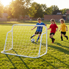 Kids Soccer Goal for Backyard Mini Metal Football Goal Post System with Net