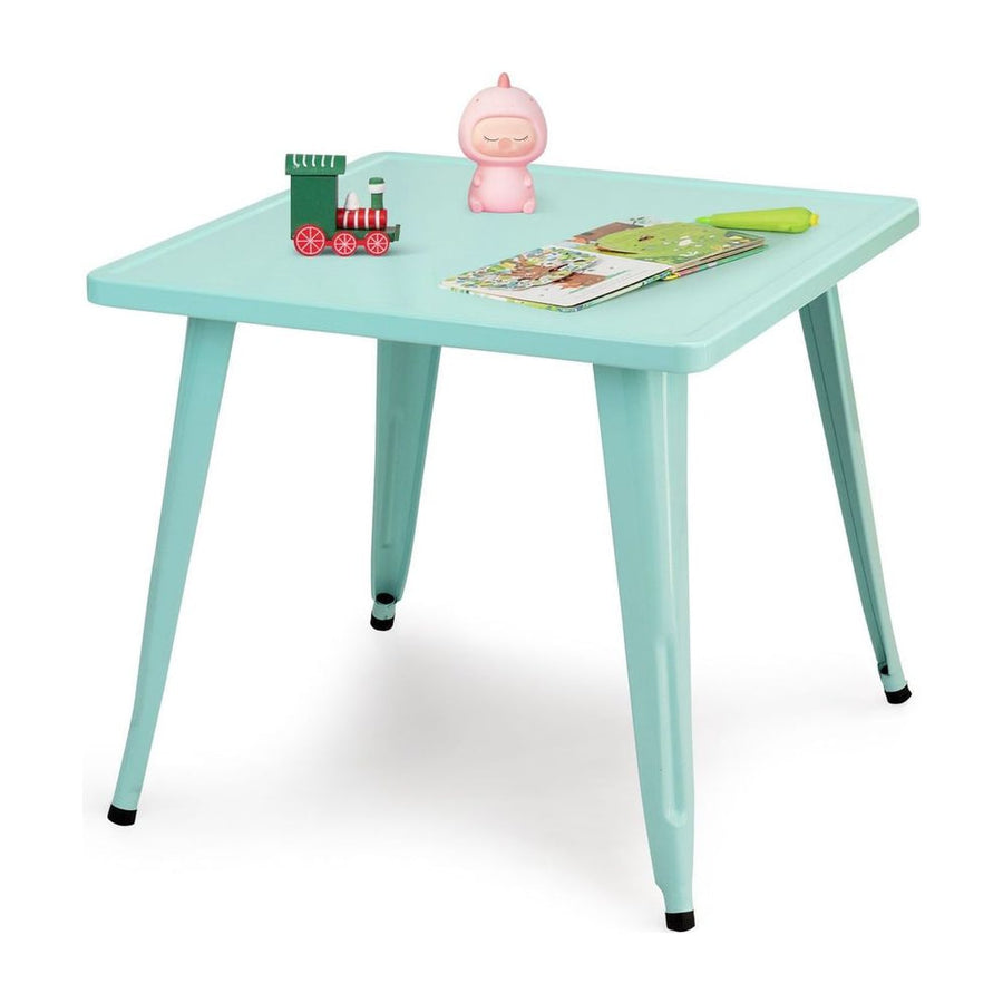 Kids Metal SquareTable With Round Corner-Blue