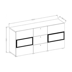 Baros 26 - Sideboard Cabinet 132cm - product image 14
