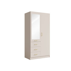 Konso Hinged Door Wardrobe 101cm