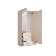 Konso Hinged Door Wardrobe 101cm