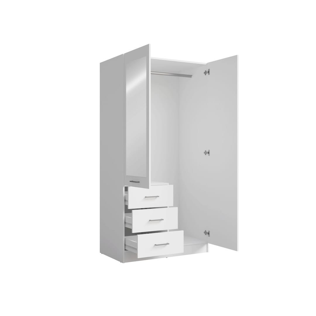 Konso Hinged Door Wardrobe 101cm