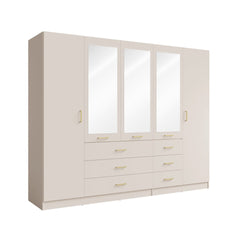 Konso Hinged Door Wardrobe 250cm