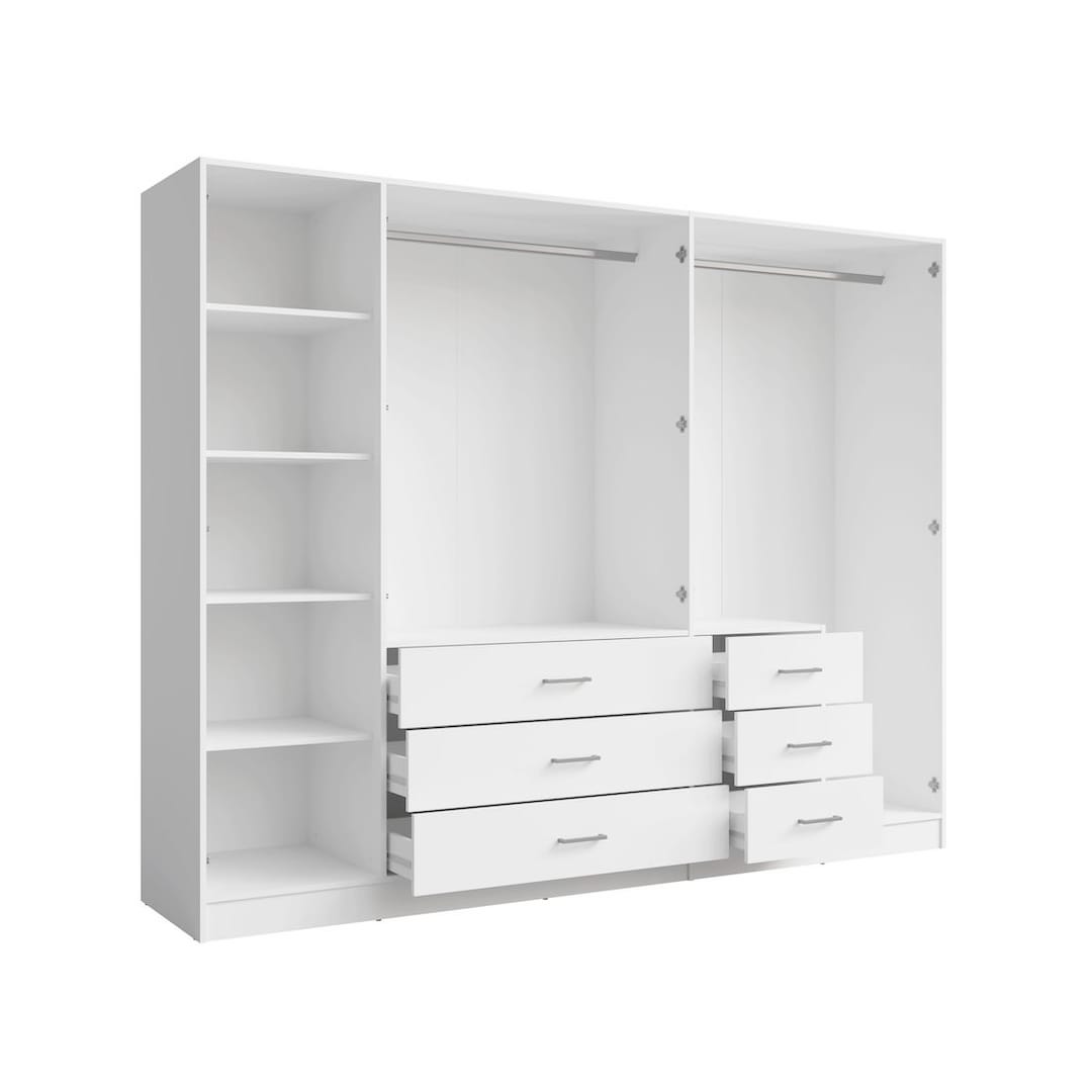 Konso Hinged Door Wardrobe 250cm