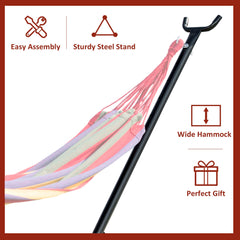 Outsunny 2.9m Universal Hammock Stand Metal Frame Garden Camping Picnic Outdoor Patio Replacement Stand Only