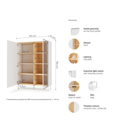 Liba Display Cabinet 110cm