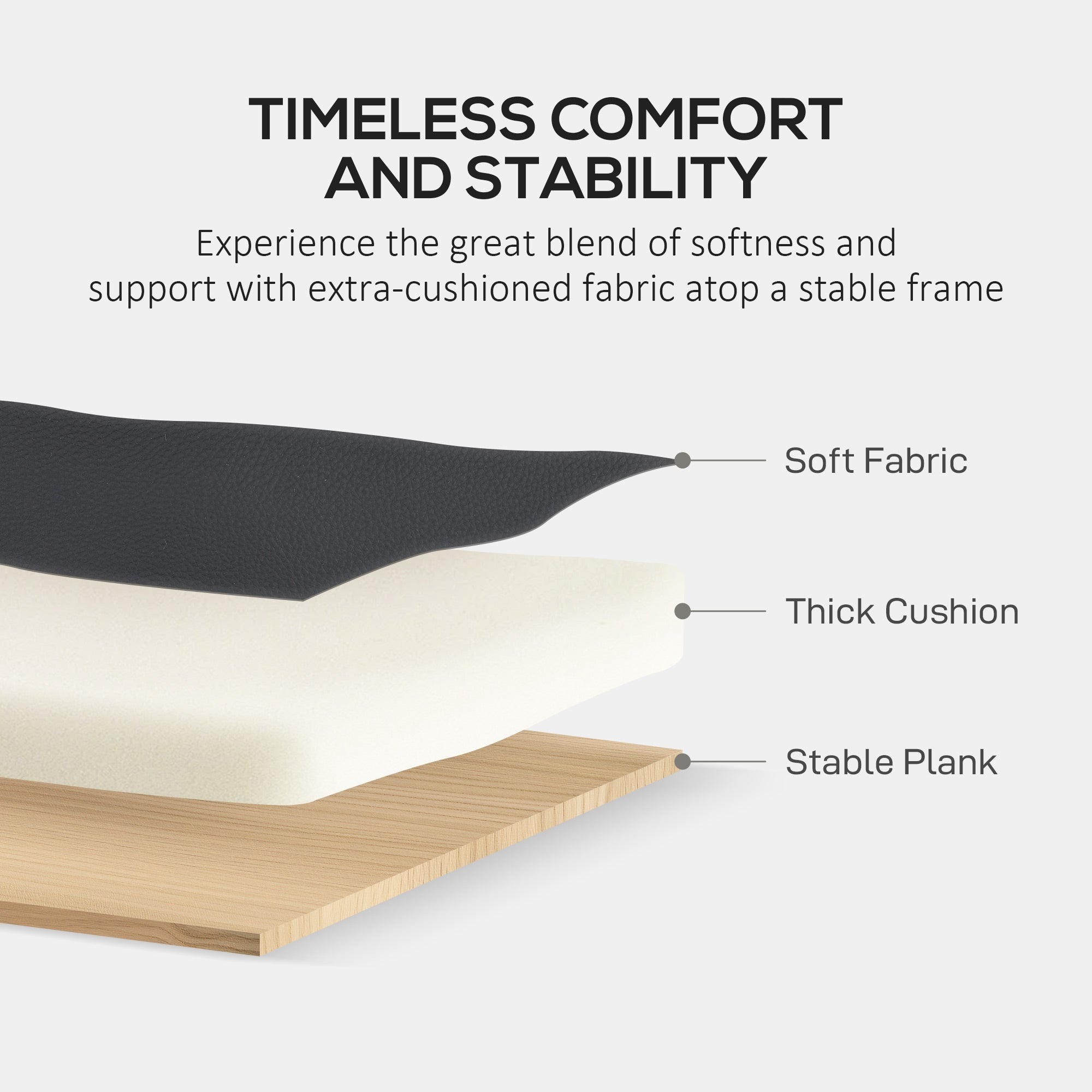 HOMCOM Small Faux Leather 2 Seater Sofa Settee - Black