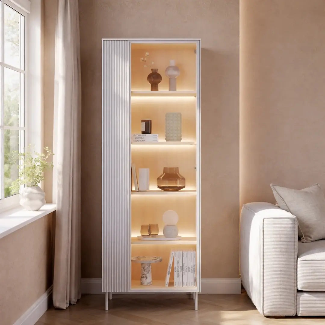 Liba Tall Display Cabinet 67cm