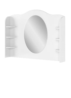 Luna LN-06 Desk Hutch with Mirror 94cm