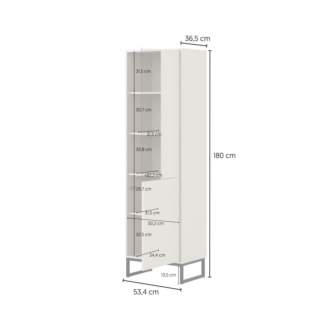 Loft Tall Display Cabinet 53cm, image 42