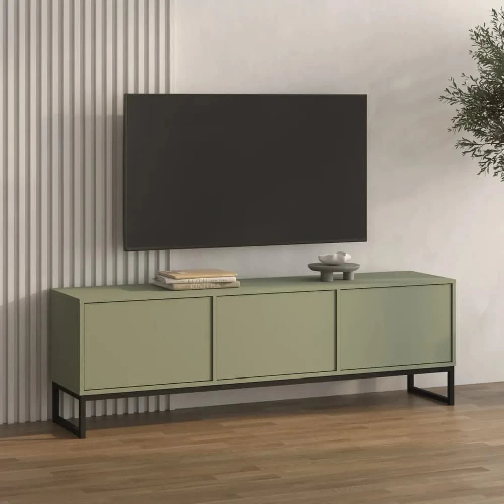 Loft TV Cabinet 157cm in Green, image 23