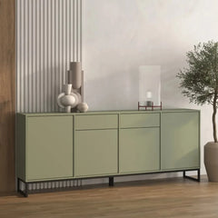 Loft Sideboard Cabinet 209cm in Green, image 23