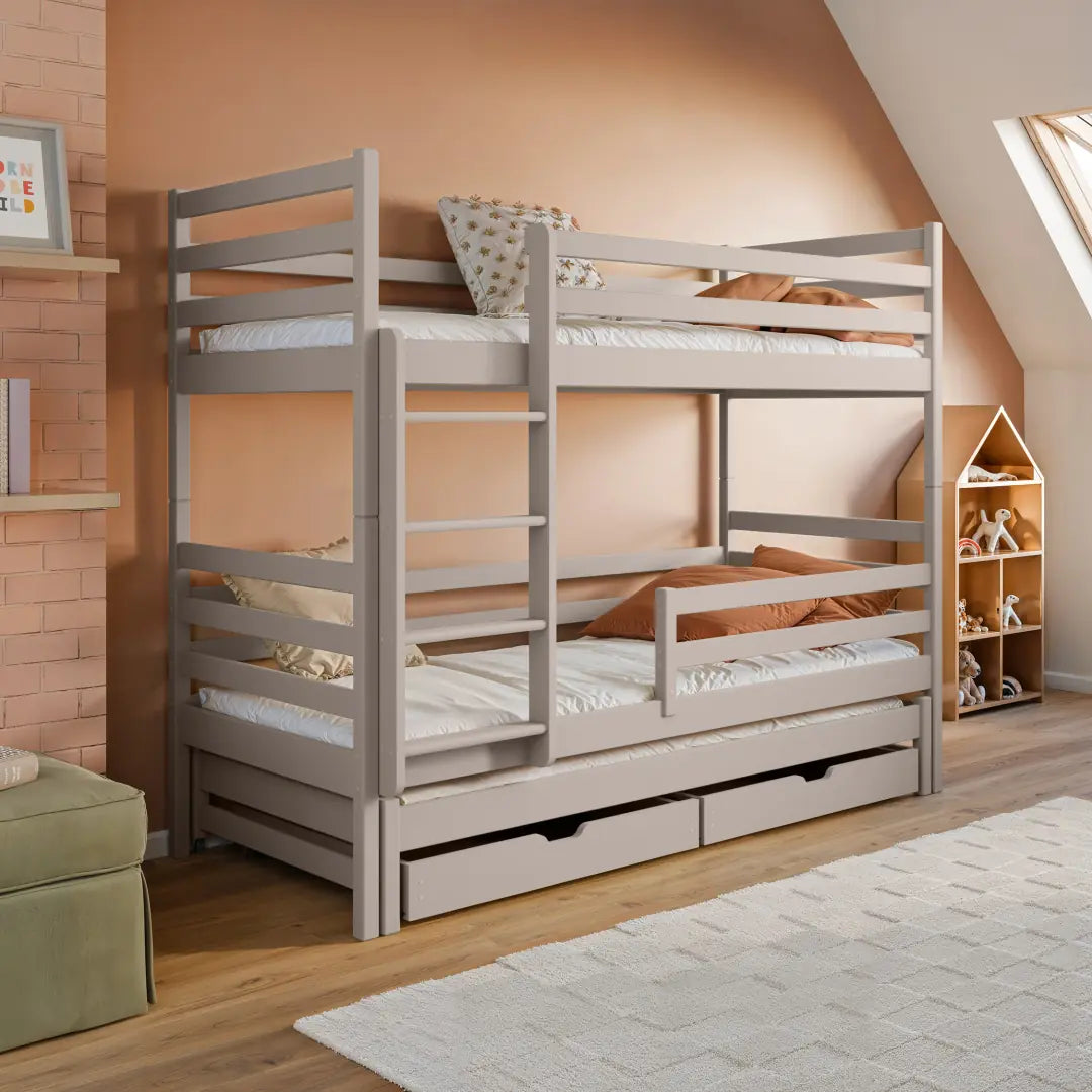 Luke Bunk Bed with Trundle and Storage