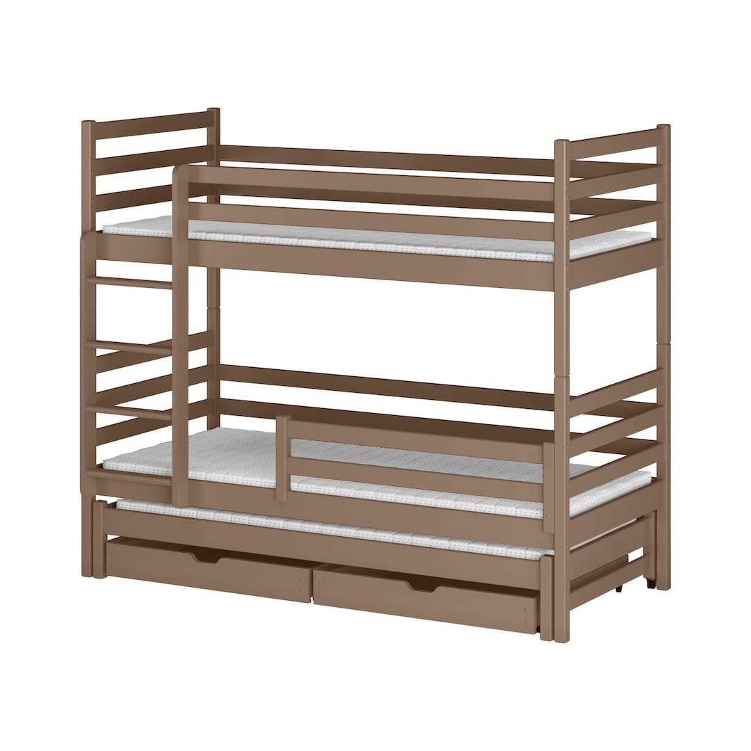 Luke Bunk Bed with Trundle and Storage
