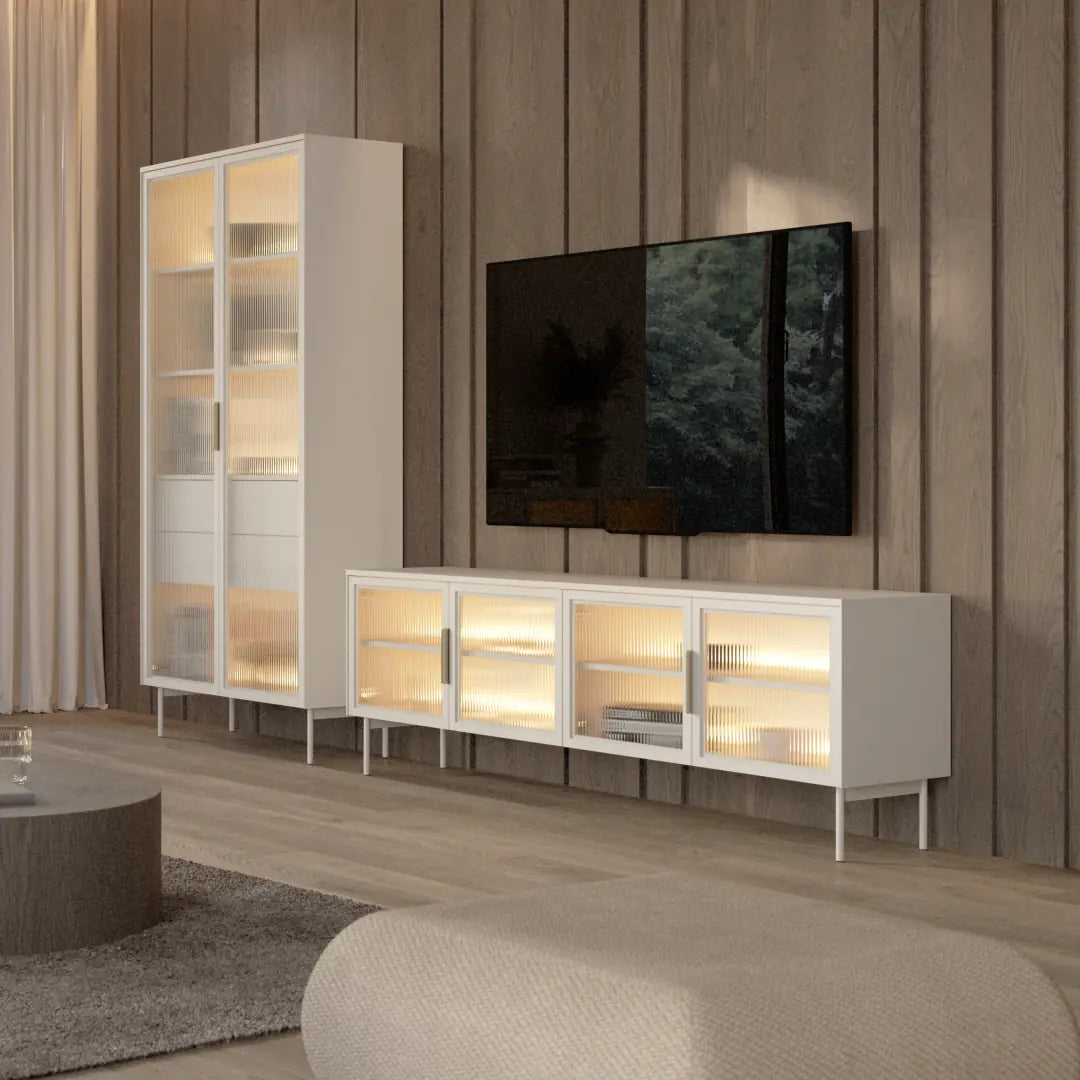 Lumi Display Sideboard Cabinet 181cm