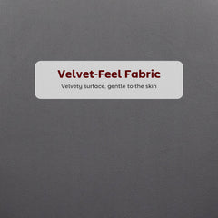 HOMCOM Set of Two Velvet-Feel Lotus Bar Stools - Grey