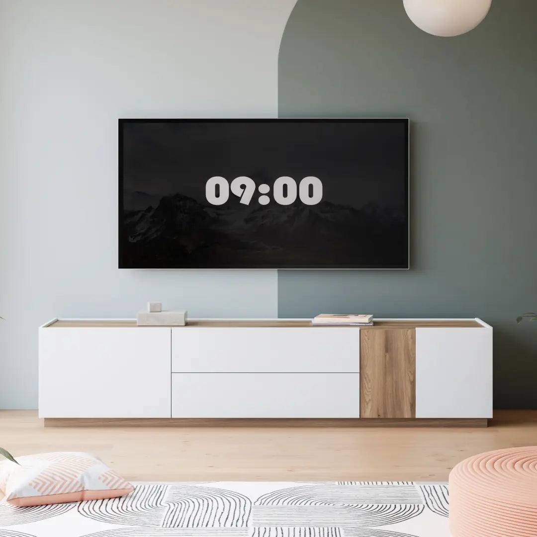 Lewisville TV Cabinet 204cm in Grey, image 6