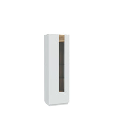 Lewisville Tall Display Cabinet 61cm in Grey, image 2