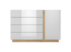 Chest of Drawers D4S ARCO White / White Gloss