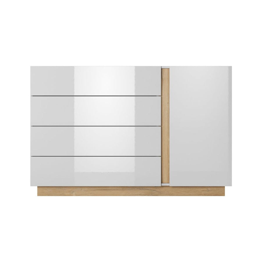 Chest of Drawers D4S ARCO White / White Gloss