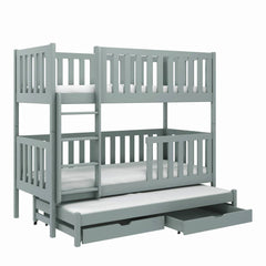 Lea Bunk Bed with Trundle and Storage - product image 4
