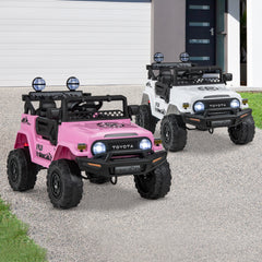 12V 7Ah Licensed Toyota FJ Cruiser Electric Car with Remote Control-White