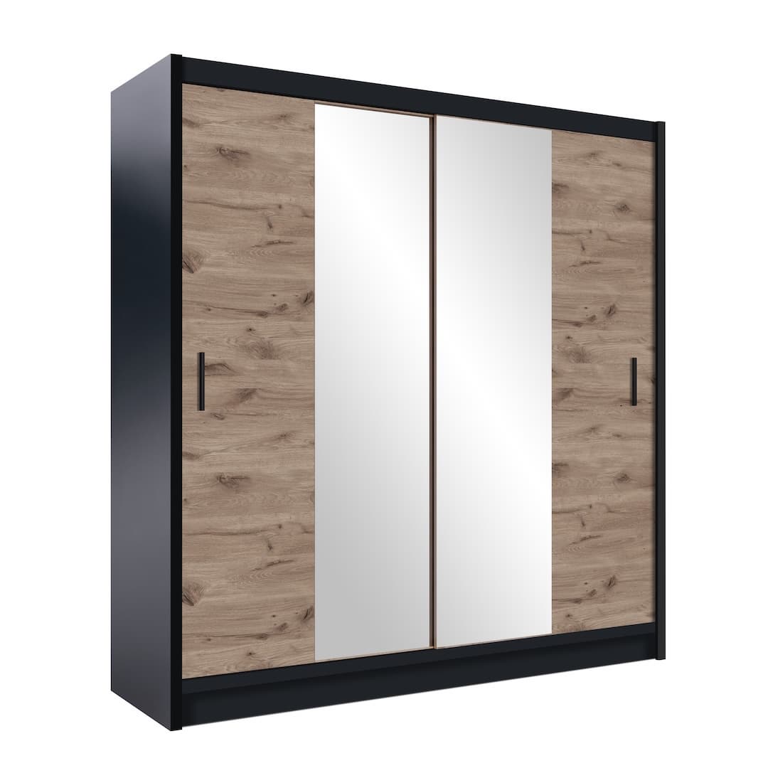 Lisbon II Sliding Door Wardrobe 203cm, image 8