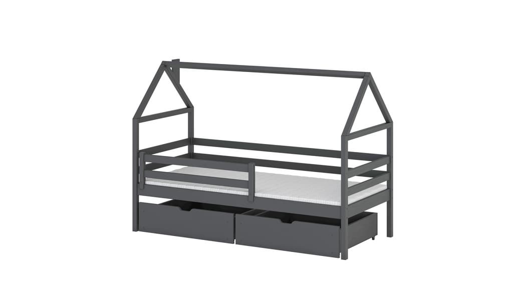 Wooden Single Bed Aaron With Storage