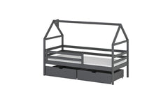 Wooden Single Bed Aaron With Storage