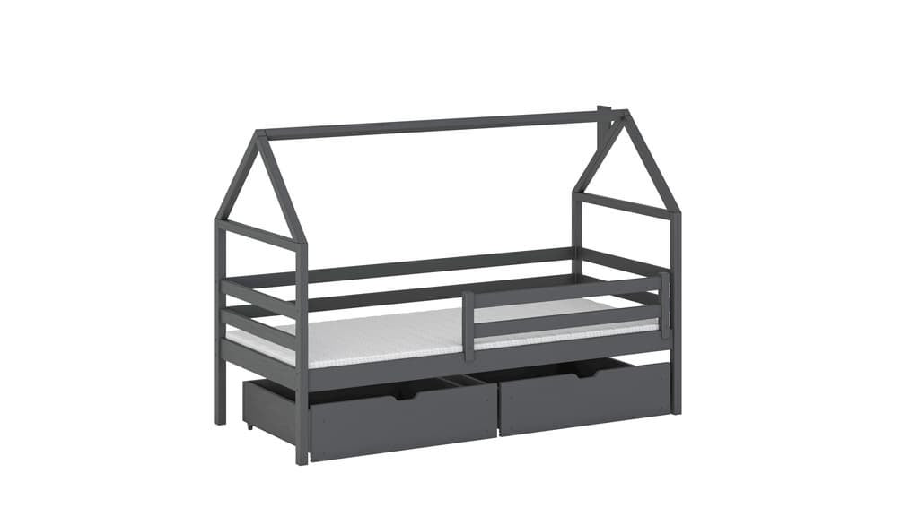 Wooden Single Bed Aaron With Storage