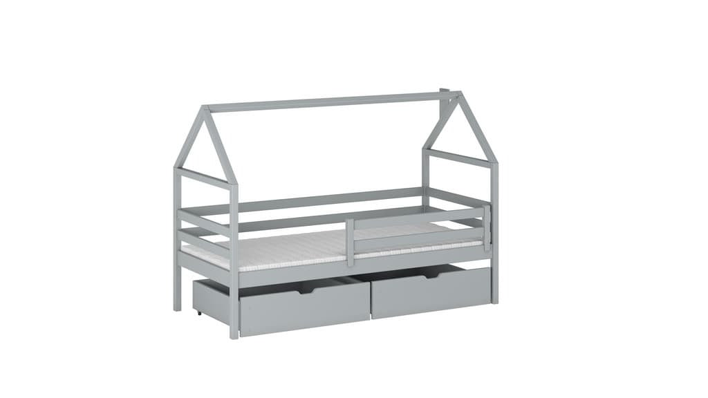 Wooden Single Bed Aaron With Storage