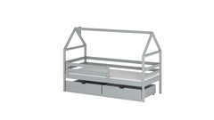 Wooden Single Bed Aaron With Storage
