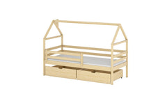 Wooden Single Bed Aaron With Storage