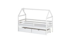 Wooden Single Bed Aaron With Storage