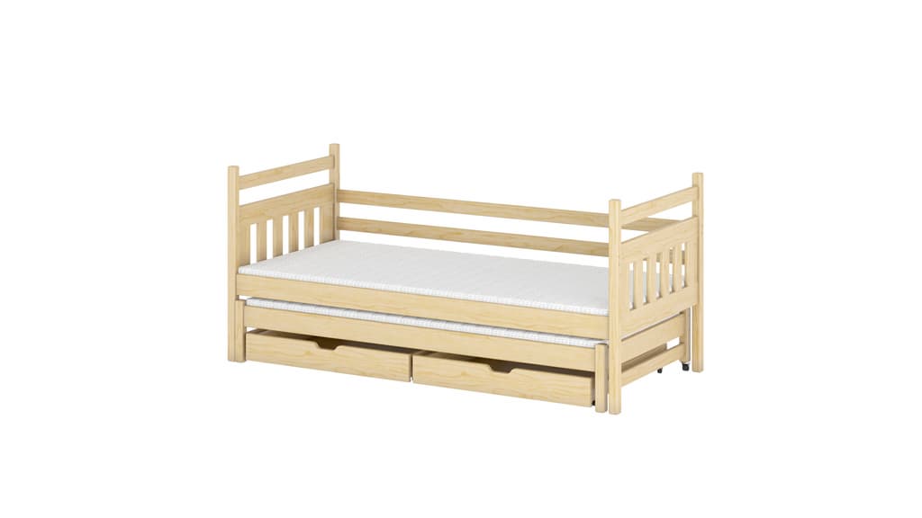 Daniel Double Bed with Trundle