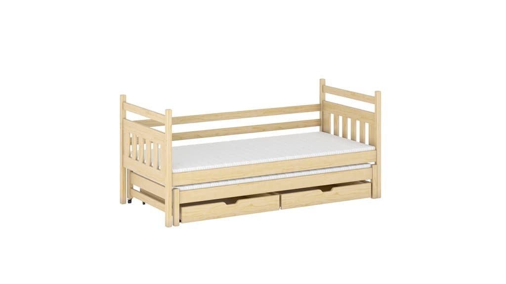Daniel Double Bed with Trundle