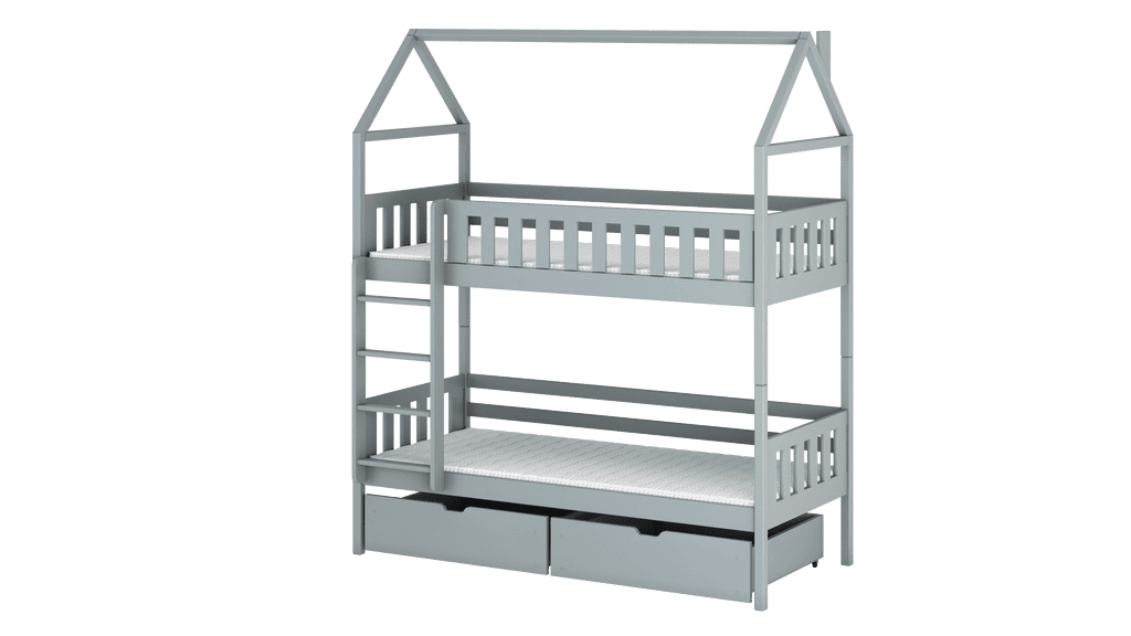 Wooden Bunk Bed Gaja With Storage