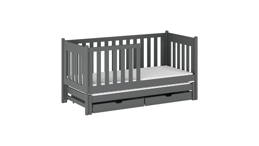 Kaja Single Bed with Trundle and Storage