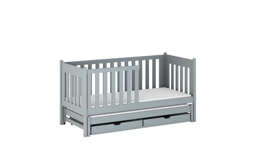 Kaja Single Bed with Trundle and Storage