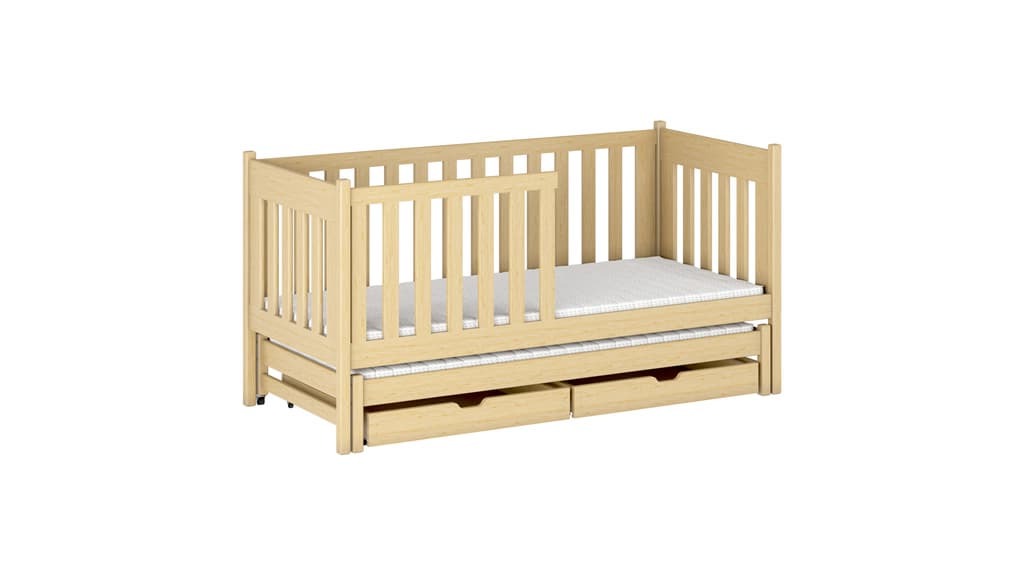 Kaja Single Bed with Trundle and Storage