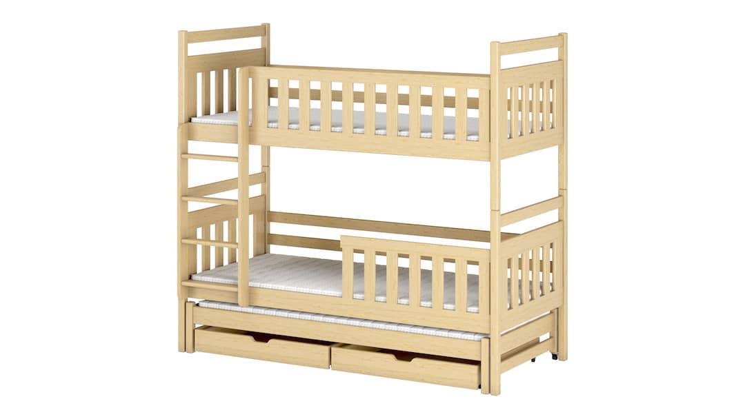 Klara Bunk Bed with Trundle and Storage - product image 12
