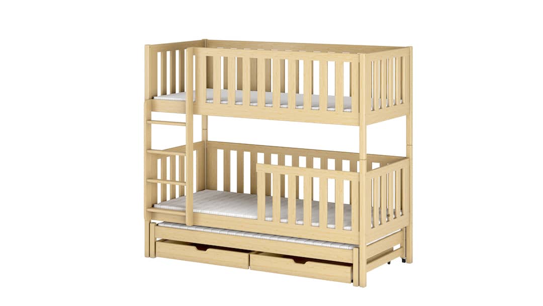 Lea Bunk Bed with Trundle and Storage - product image 14