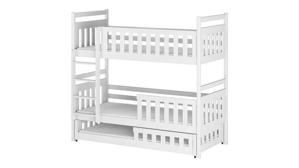 Wooden Bunk Bed Olivia With Trundle