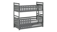Wooden Bunk Bed Olivia With Trundle